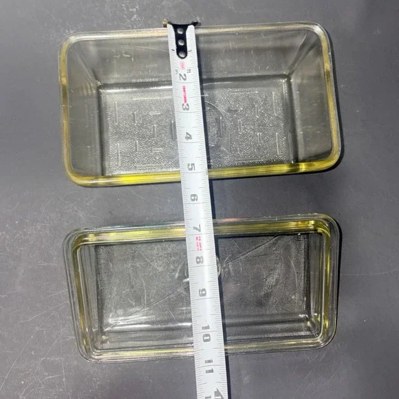 Vintage 1940's Westinghouse Glass Refrigerator Storage Dish w/Lid 9"x5" - Picture 8 of 14